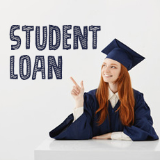 student loan graphic