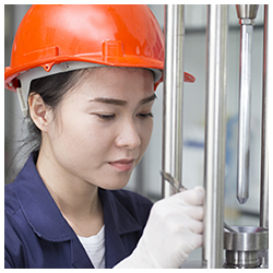 female industrial worker