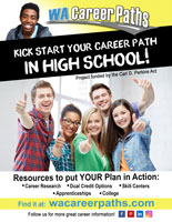 wa career paths high school flyer
