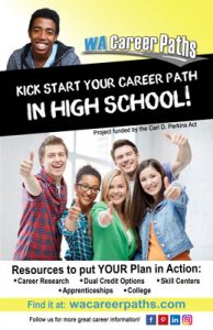 wa career paths high school poster